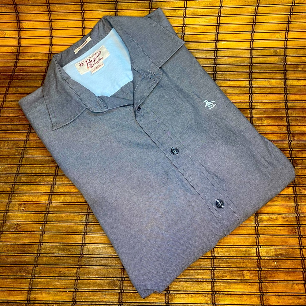 Original Penguin Brand Men’s Long Sleeve Button Down Dress Shirt. Size Medium